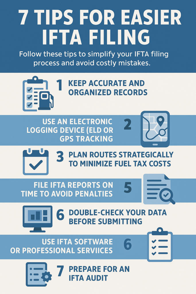 7 IFTA Filing Tips Every Trucker Should Know